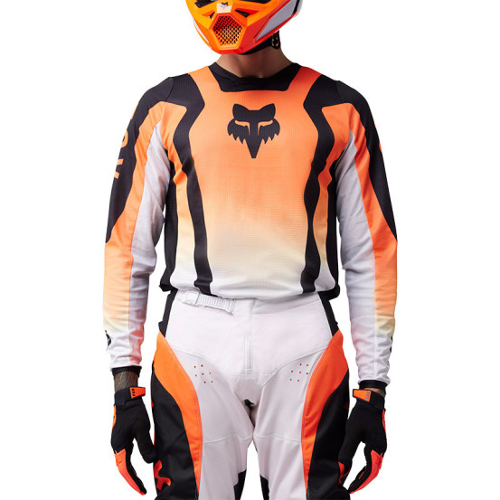 Maillot cross Fox 2025 180 Lean - Orange Fluo