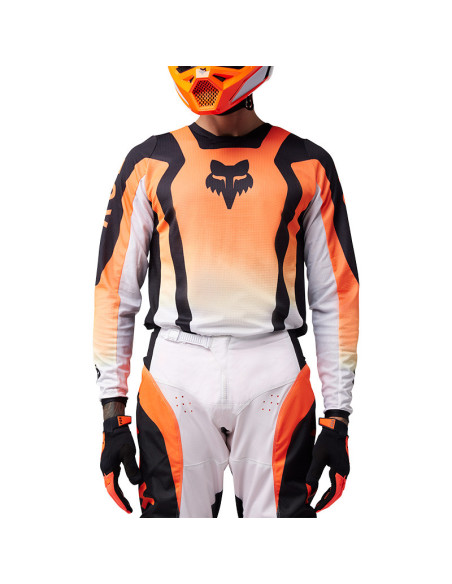 Maillot cross Fox 2025 180 Lean - Orange Fluo