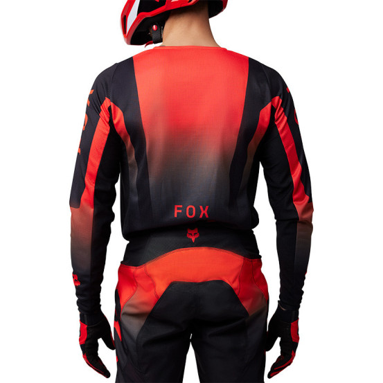 Maillot cross Fox 2025 180 Lean - Rouge Fluo