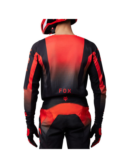 Maillot cross Fox 2025 180 Lean - Rouge Fluo