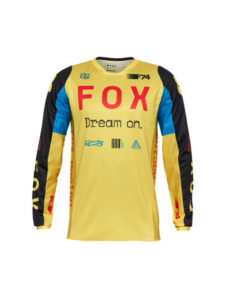 Maillot cross Fox 2025 180 Race Spec - Jaune pâle