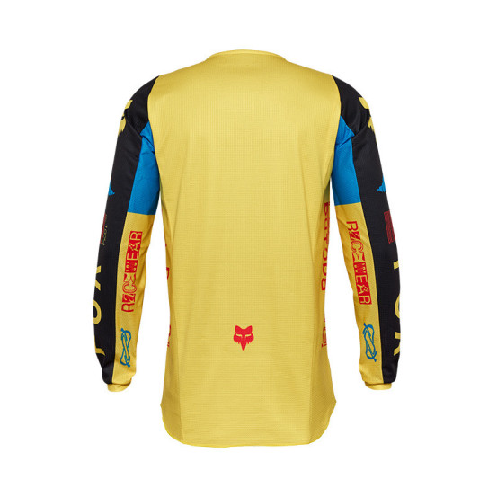 Maillot cross Fox 2025 180 Race Spec - Jaune pâle