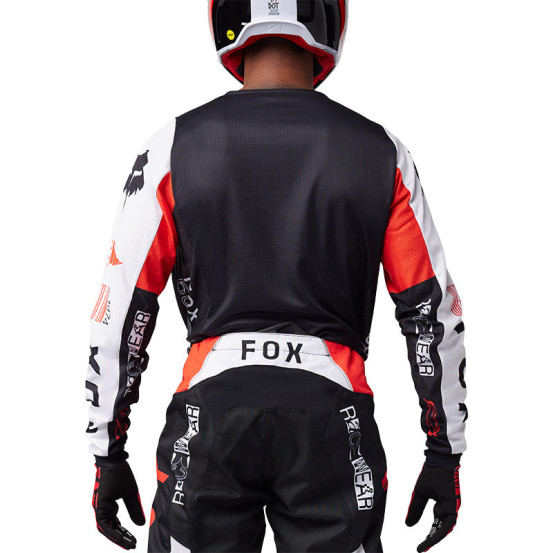 Maillot cross Fox 2025 180 Race Spec - Rouge Fluo