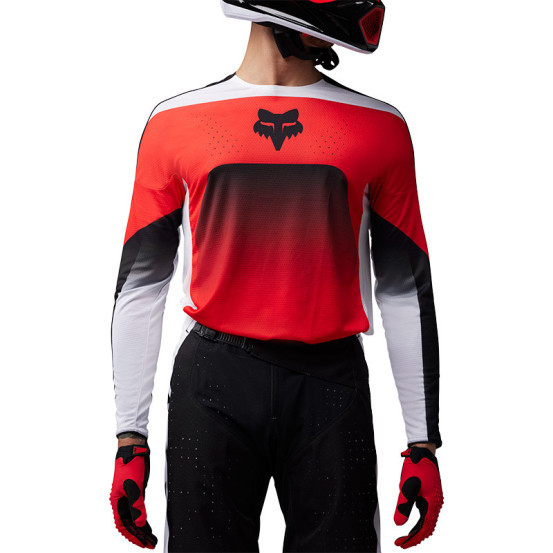 Maillot cross Fox 2025 360 Divider - Rouge Fluo