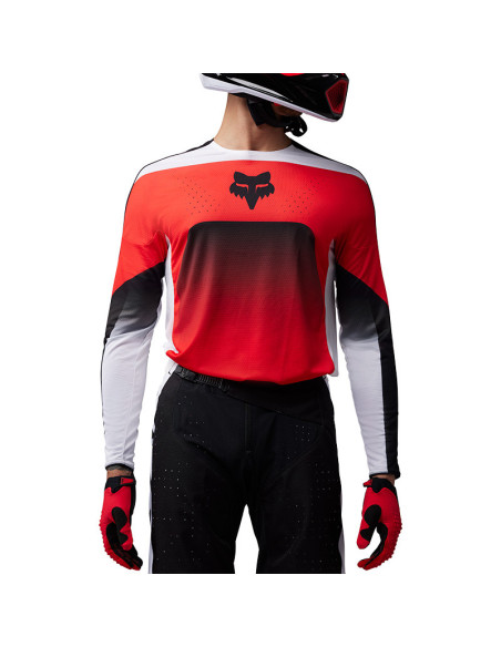 Maillot cross Fox 2025 360 Divider - Rouge Fluo