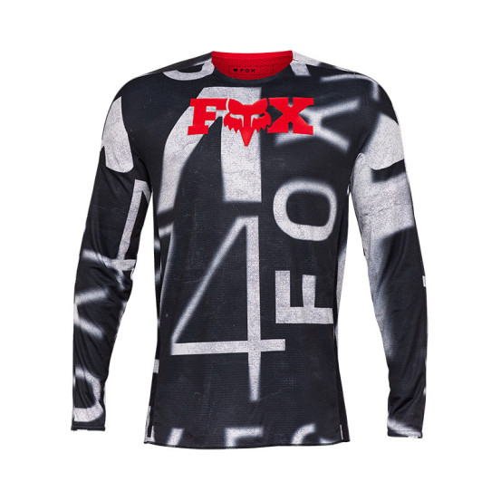 Maillot cross Fox 2025 360 Seventy 4 - Rouge Fluo