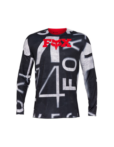 Maillot cross Fox 2025 360 Seventy 4 - Rouge Fluo