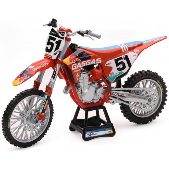 Moto miniature GAS GAS 450 MCF Red Bull J. BARCIA NEWRAY - Echelle 1/12°