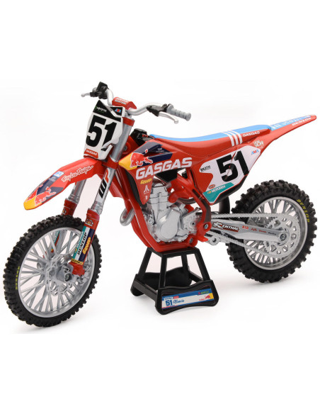 Moto miniature GAS GAS 450 MCF Red Bull J. BARCIA NEWRAY - Echelle 1/12°