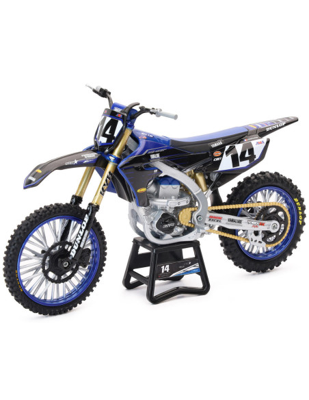 Moto miniature YAMAHA 450 YZF D. FERRANDIS NEWRAY - Echelle 1/12°