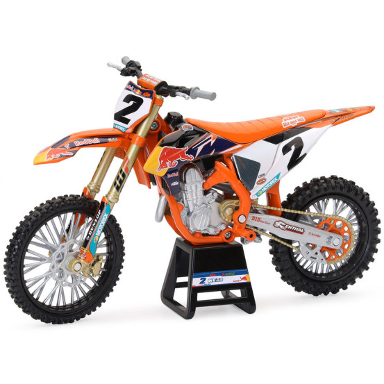 Moto miniature KTM 450 SX-F Red Bull C. WEBB NEWRAY - Echelle 1/12°