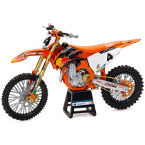 Moto miniature KTM 450 SX-F Red Bull C. SEXTON NEWRAY - Echelle 1/12°
