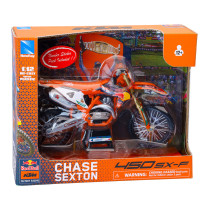 Moto miniature KTM 450 SX-F Red Bull C. SEXTON NEWRAY - Echelle 1/12° 2