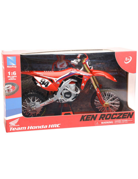 Moto miniature HONDA 450 CRF K. ROCZEN NEWRAY - Echelle 1/6°