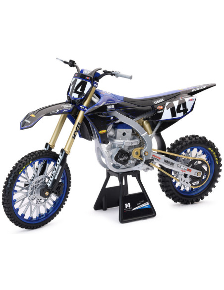 Moto miniature YAMAHA 450 YZF D. FERRANDIS NEWRAY - Echelle 1/6°