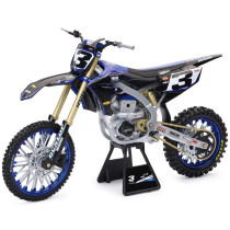 Moto miniature YAMAHA 450 YZF E. TOMAC NEWRAY - Echelle 1/6°
