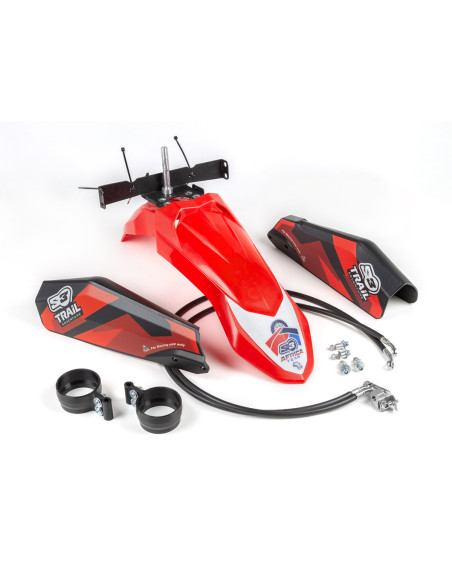 Kit garde boue avant S3 Rouge Honda Africa Twin
