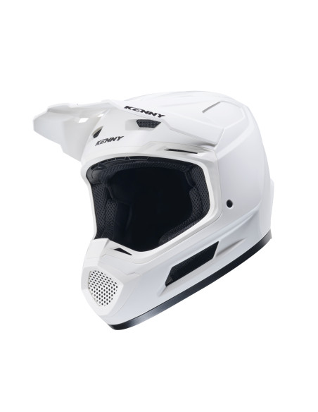 Casque cross Kenny 2025 Performance Solid - Blanc