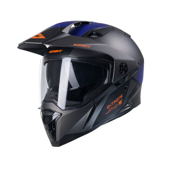 Casque Kenny 2025 Extreme Graphic - Gris acier Mat