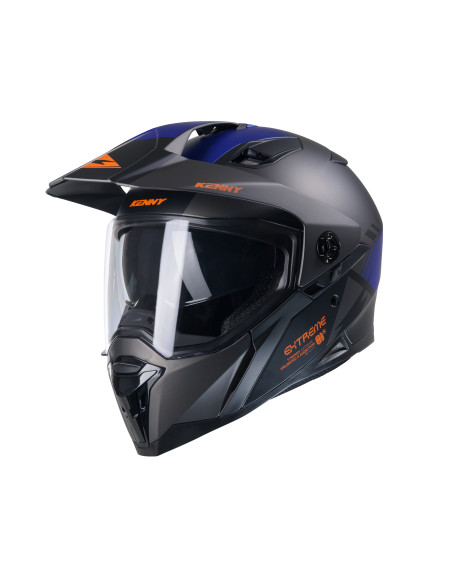 Casque Kenny 2025 Extreme Graphic - Gris acier Mat