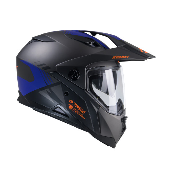 Casque Kenny 2025 Extreme Graphic - Gris acier Mat