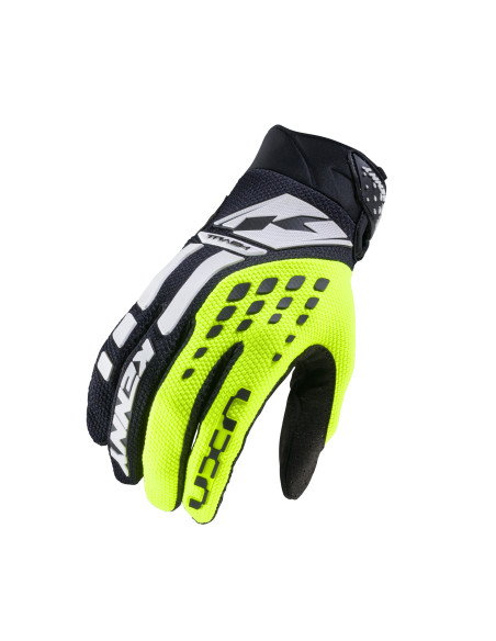 Gants cross Kenny 2025 Track - Jaune Fluo