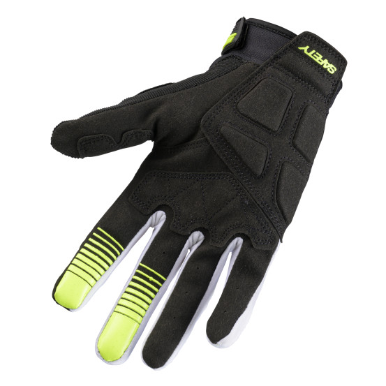 Gants cross Kenny 2025 Safety - Jaune Fluo