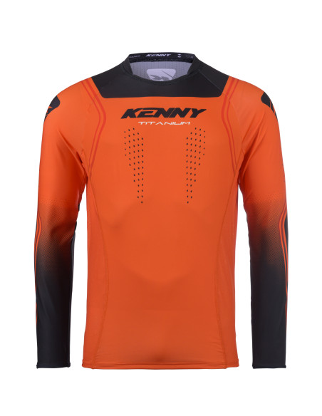Maillot cross Kenny 2025 Titanium - Orange