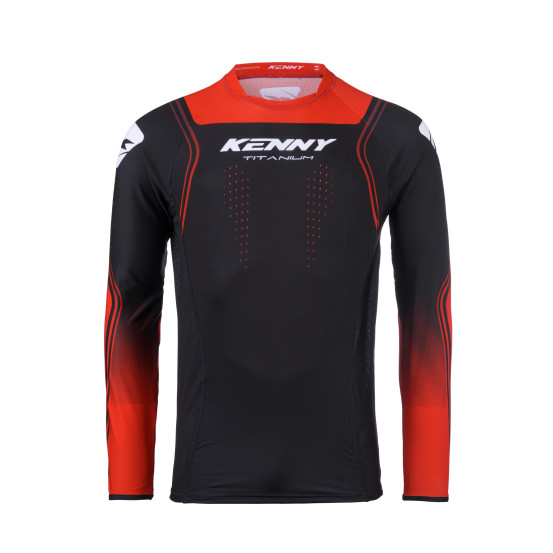 Maillot cross Kenny 2025 Titanium - Rouge
