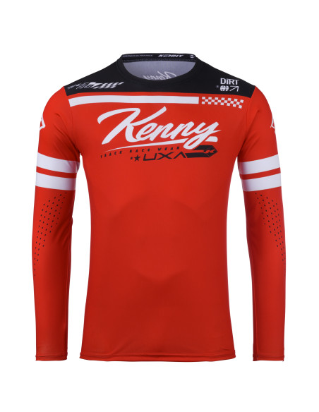 Maillot cross Kenny 2025 Track - Dirt Rouge