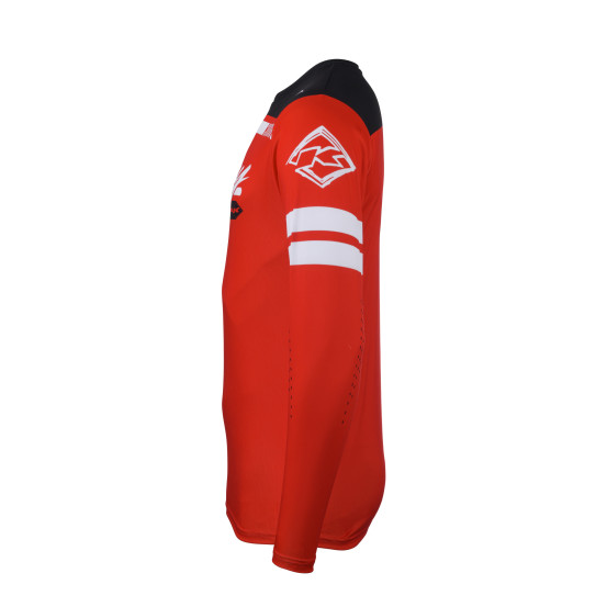Maillot cross Kenny 2025 Track - Dirt Rouge