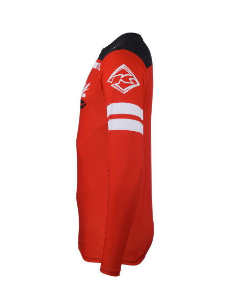 Maillot cross Kenny 2025 Track - Dirt Rouge