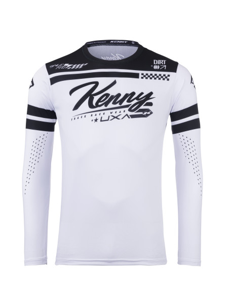 Maillot cross Kenny 2025 Track - Dirt Blanc