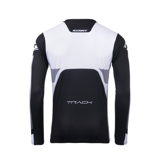 Maillot cross Kenny 2025 Track - Focus Noir Blanc
