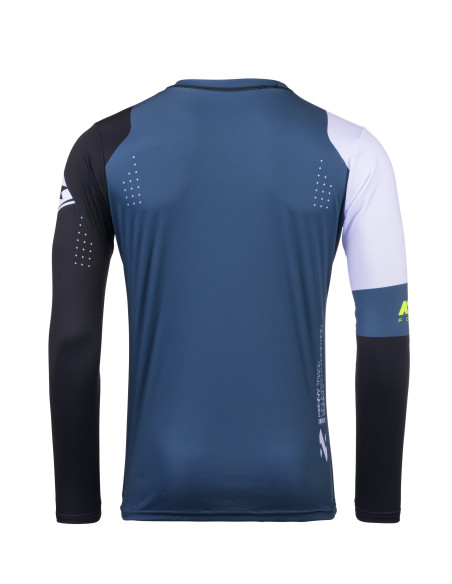 Maillot cross Kenny 2025 Track - Zoom Bleu Pétrole