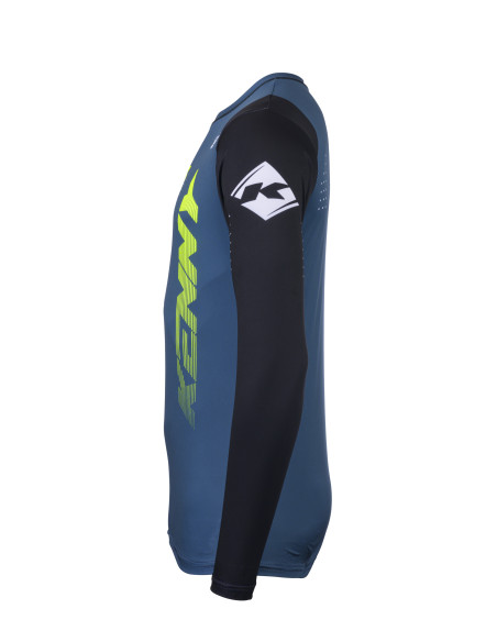 Maillot cross Kenny 2025 Track - Zoom Bleu Pétrole