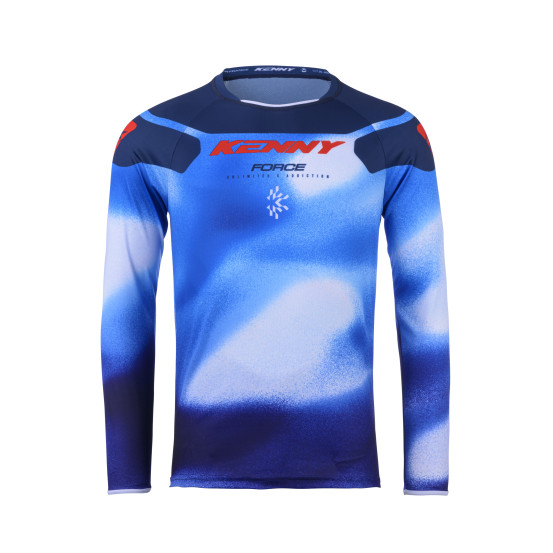 Maillot cross Kenny 2025 Force - Fog Bleu