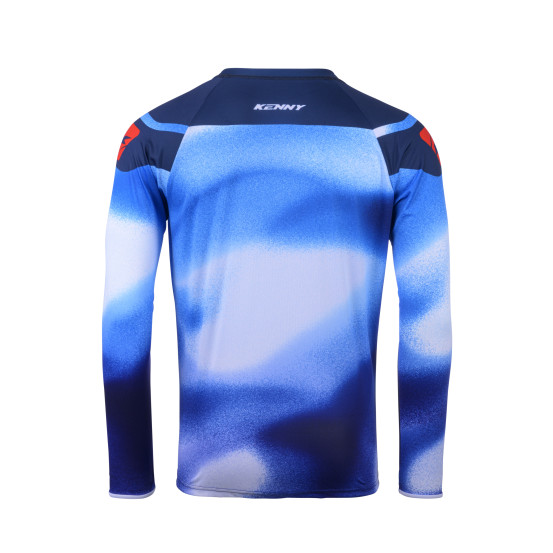 Maillot cross Kenny 2025 Force - Fog Bleu
