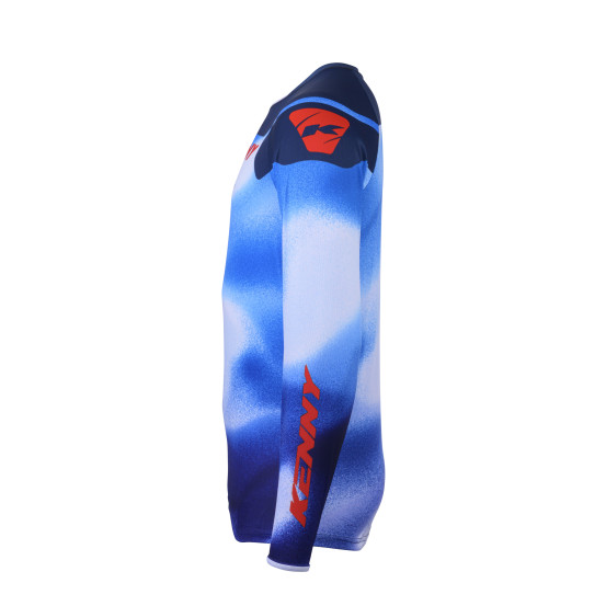 Maillot cross Kenny 2025 Force - Fog Bleu