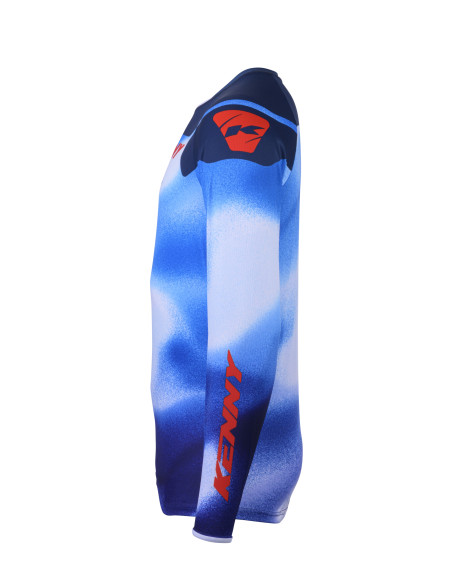 Maillot cross Kenny 2025 Force - Fog Bleu