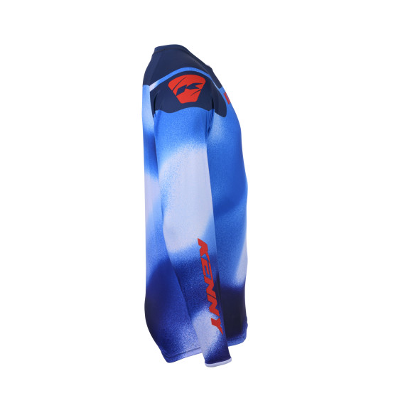 Maillot cross Kenny 2025 Force - Fog Bleu