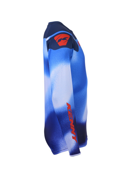 Maillot cross Kenny 2025 Force - Fog Bleu