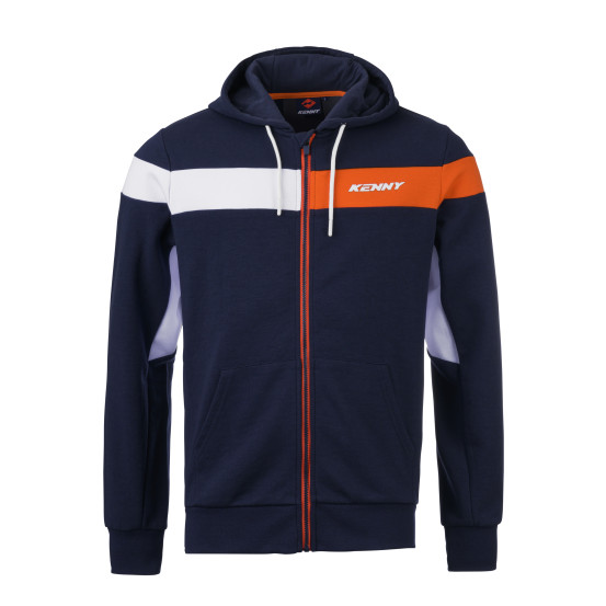 Sweat à capuche zippée Racing Kenny 2025 - Bleu