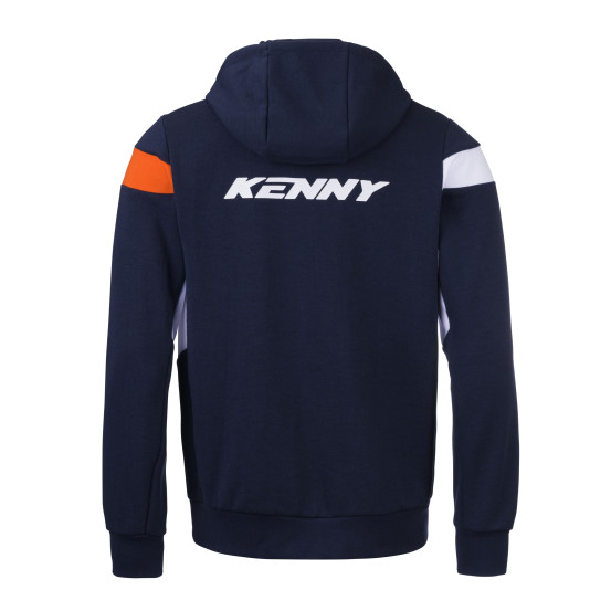 Sweat à capuche zippée Racing Kenny 2025 - Bleu