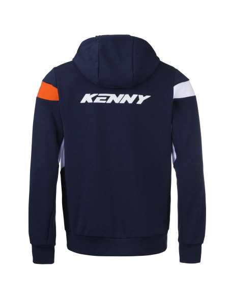 Sweat à capuche zippée Racing Kenny 2025 - Bleu