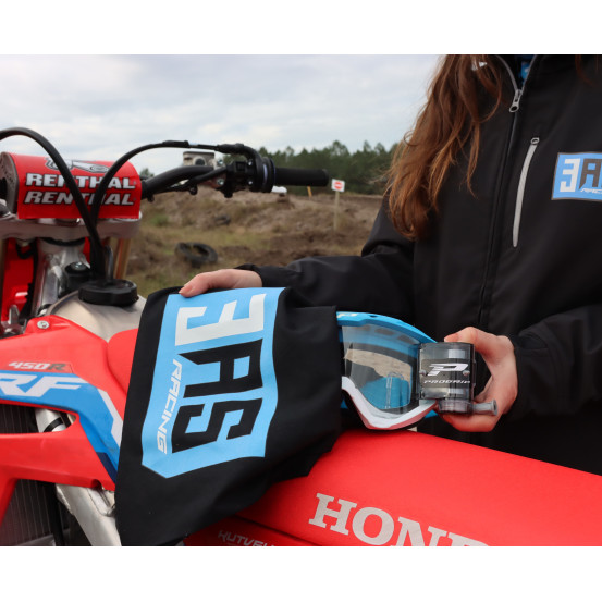 Sac coton 3AS RACING 8 litres 30x45cm Noir
