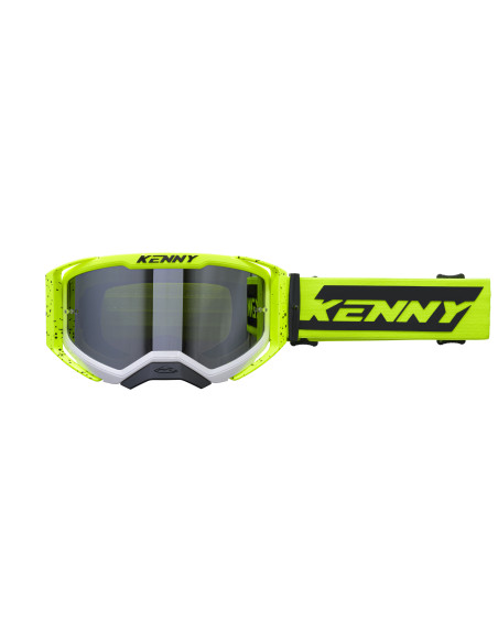 Masque cross Kenny 2025 Performance EVO 2 - Jaune Fluo Blanc