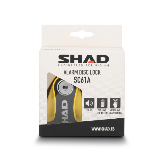 Antivol bloque disque SHAD SC61A Jaune