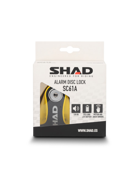 Antivol bloque disque SHAD SC61A Jaune