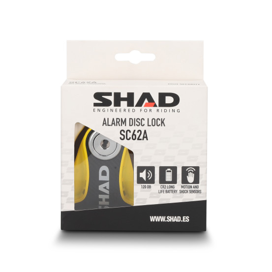 Antivol bloque disque SHAD SC62A Jaune